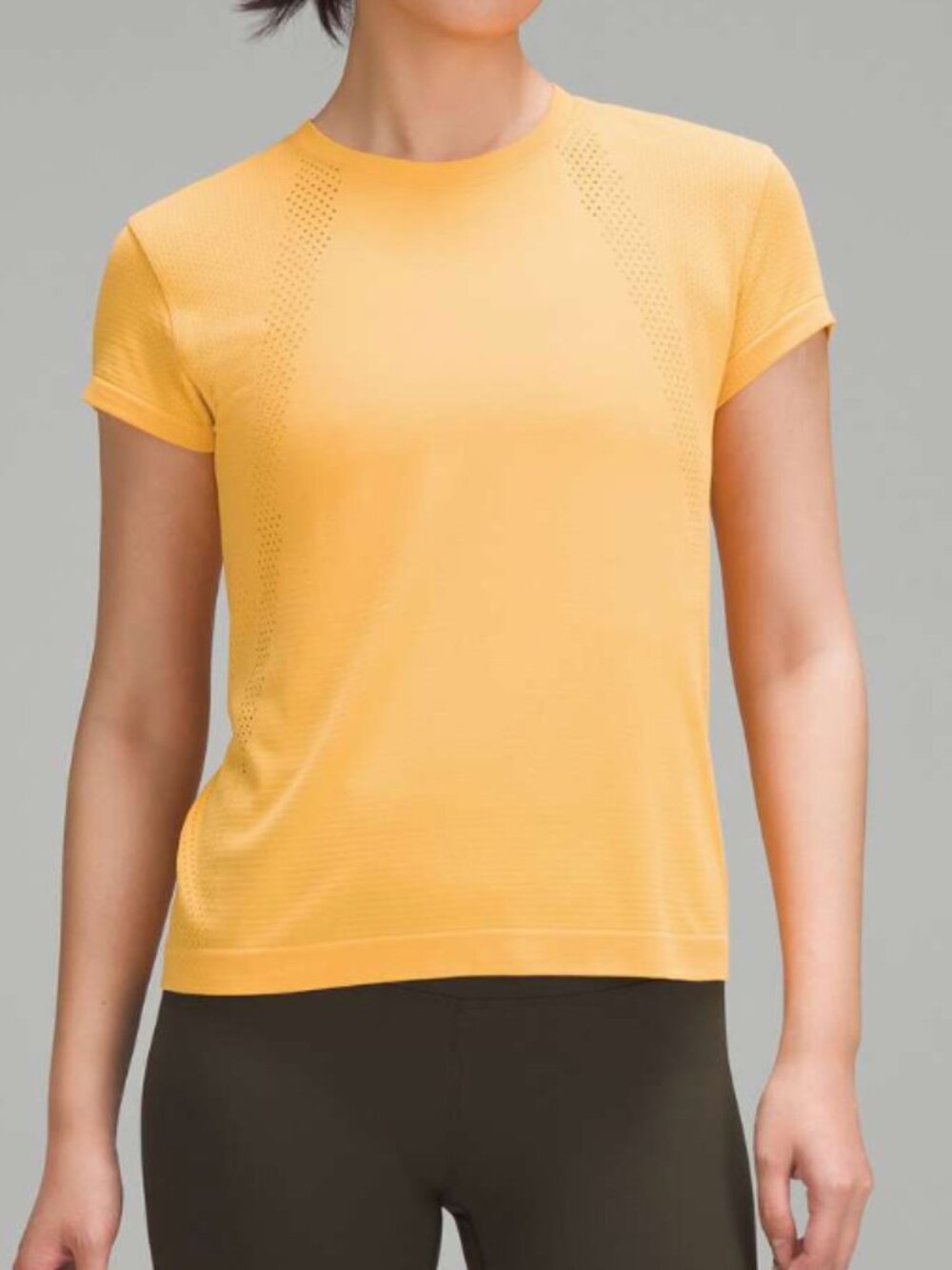 Lululemon Train to Be Short-Sleeve Shirt - Mango Dream